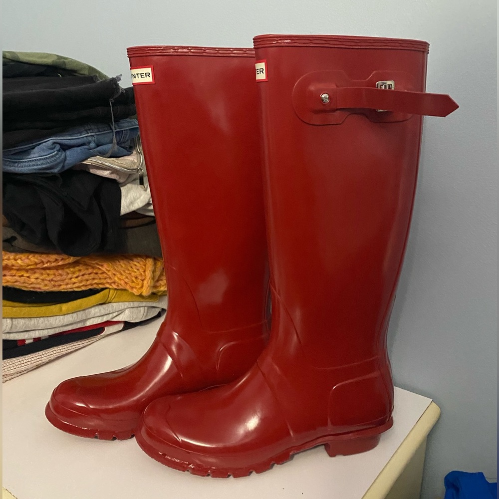 Hunter tall boots